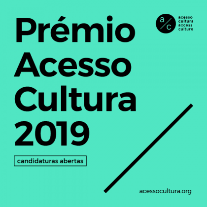 Imagem com a publicação do anúncio da abertura de candidaturas ao Prémio de Acesso à Cultura pela associação a/c.org